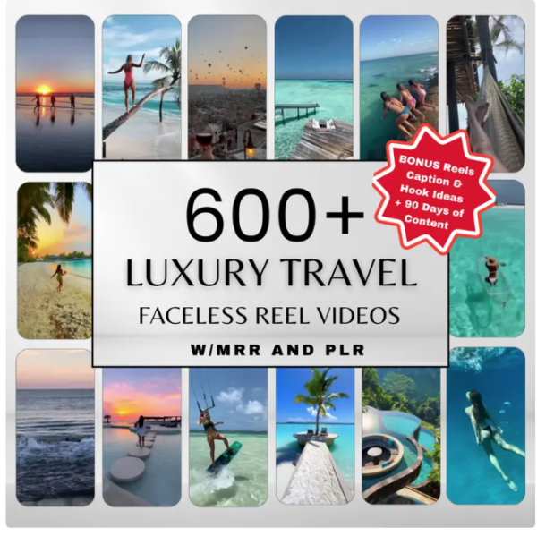 800 Luxury Travel Video Reels