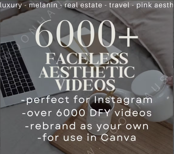 Faceless Aesthetic  for Instagram Reels MRR & PLR - Image 9