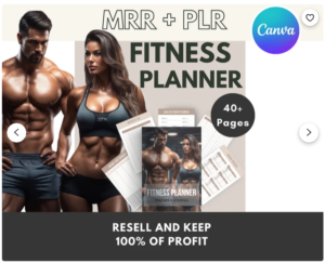 💪  Fitness  Pacote Completo de Planejadores e Guias Editáveis!